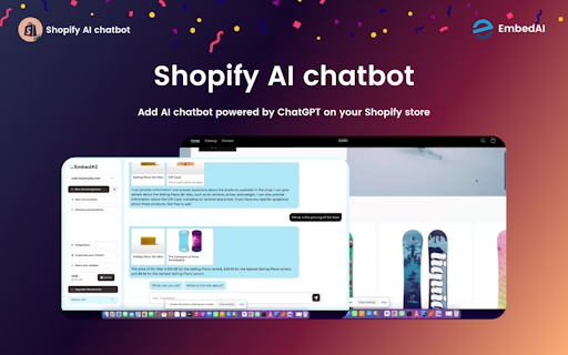 Shopify AI chatbot