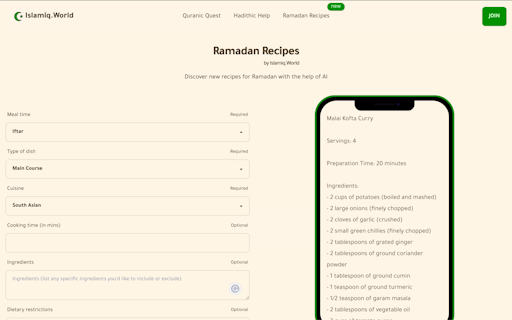 Ramadan Recipes by Islamiq.world