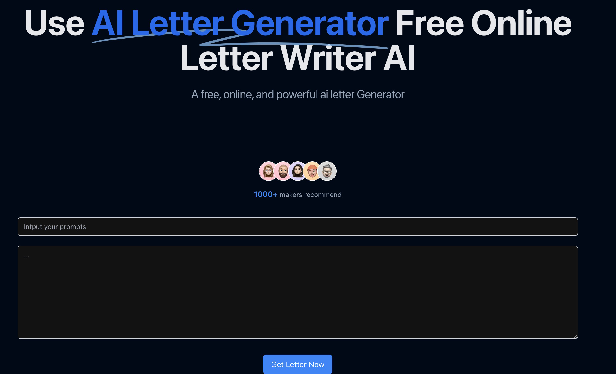 AI Letter Generator