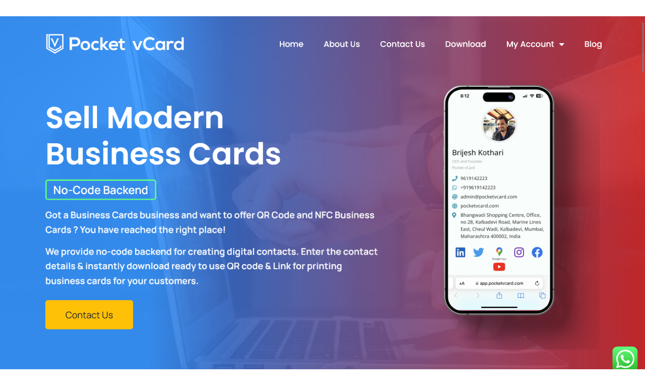 Pocket vCard v3