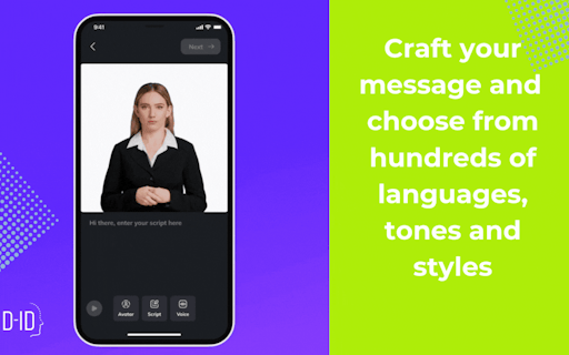 D-ID Creative Reality™ Studio Mobile App