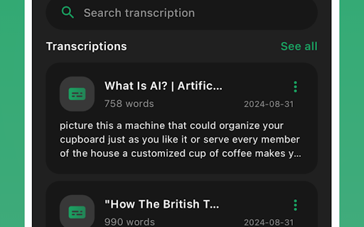 AiScribe - Audio To Text