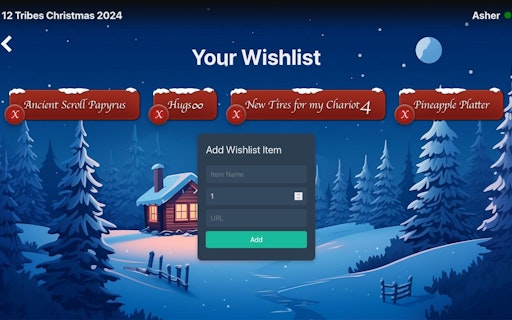 Christmas Wishlist App