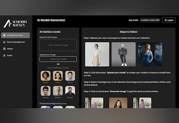AI Model Agency: Fashion Model Tool