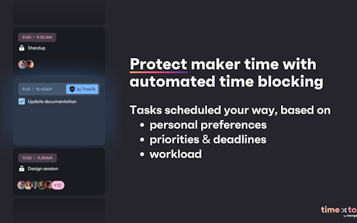 TimeTo by Morgen