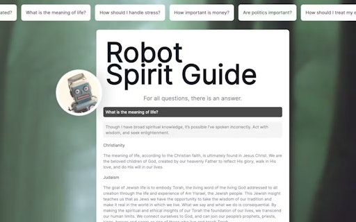 Robot Spirit Guide