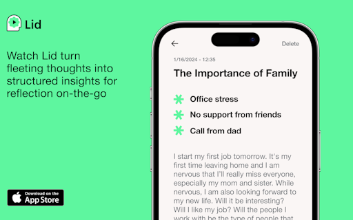 LID: AI-Powered Voice Journaling