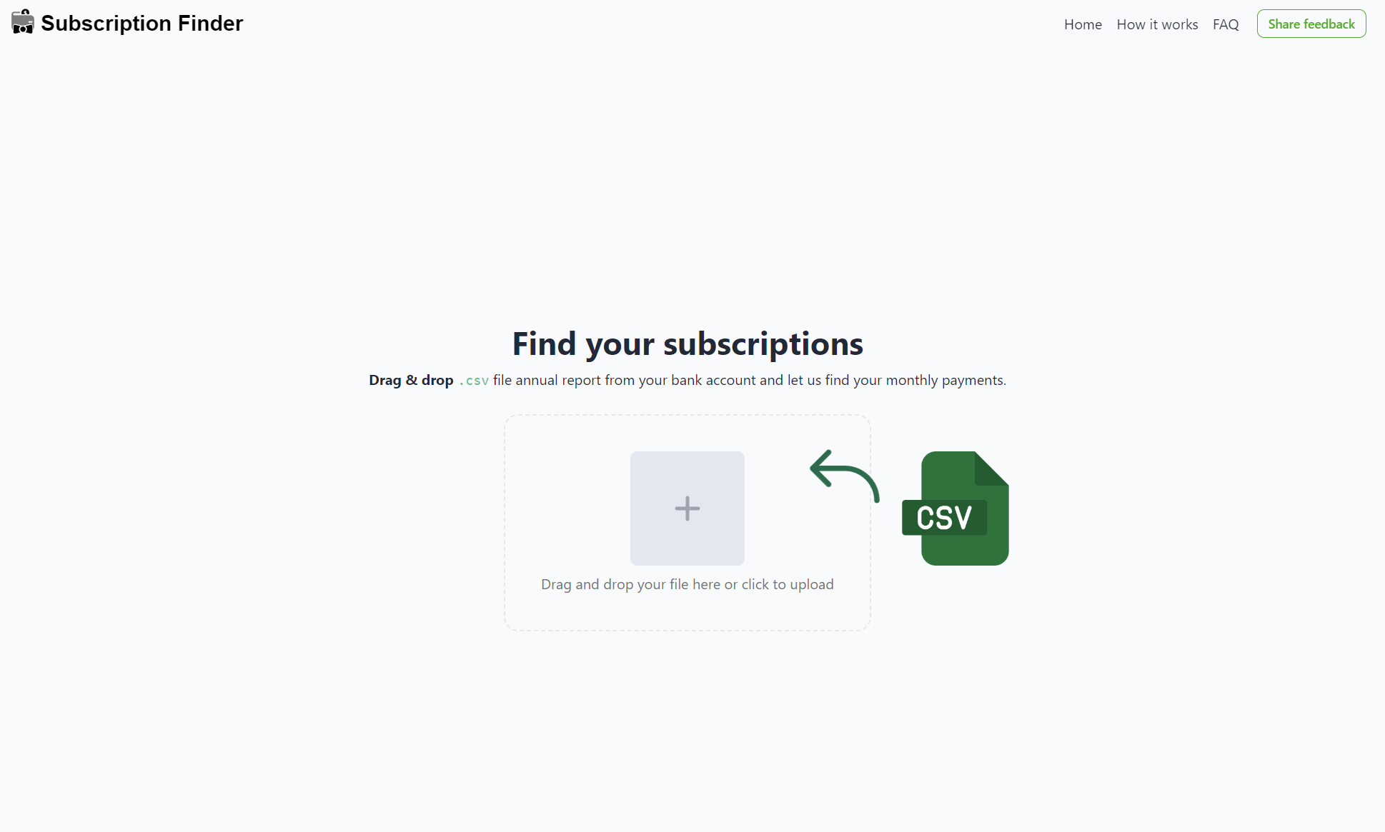 Subscription Finder