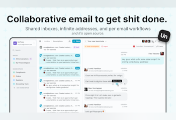 UnInbox: Spaces & Workflows