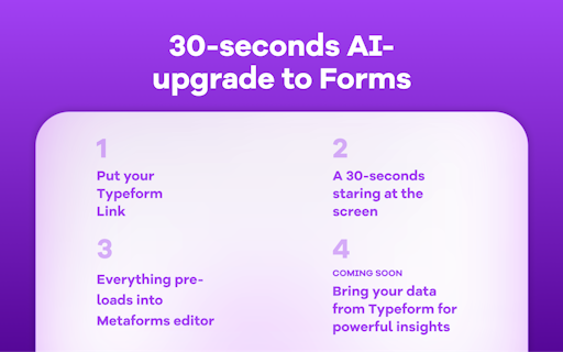 Convert Typeform into AI Forms