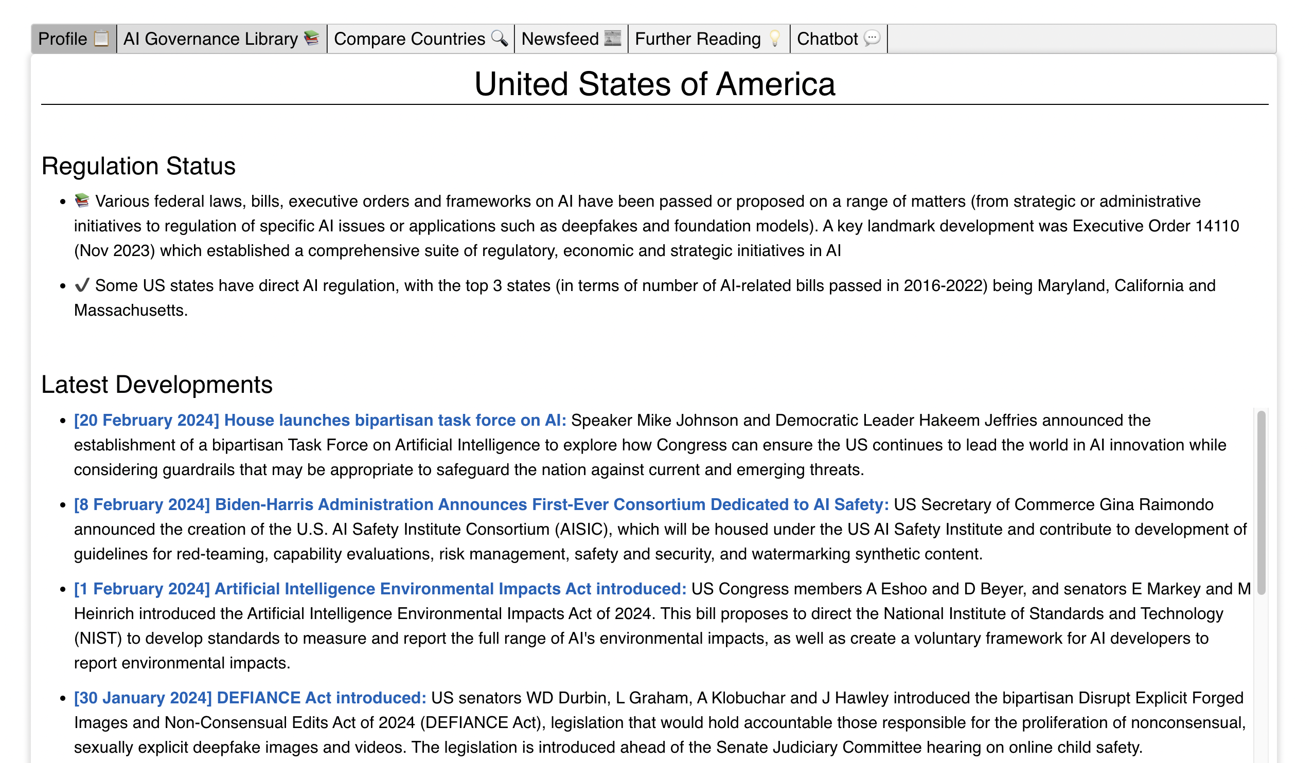 Global AI Regulation Tracker