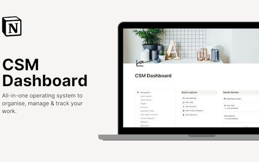 Notion CSM Dashboard