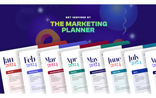 Marketing Calendar + Planner 2024