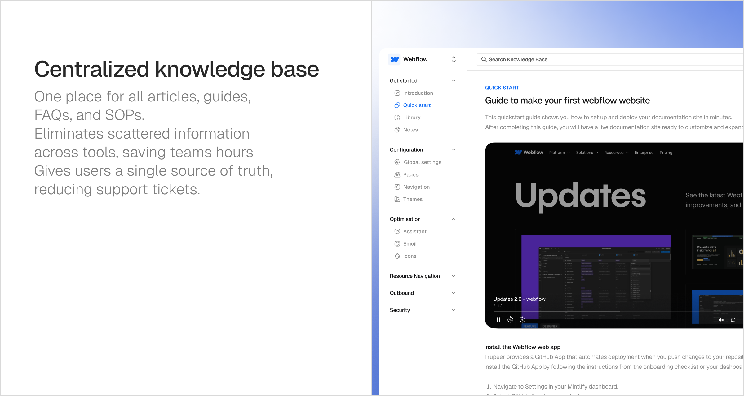 Trupeer: Knowledge Base with AI Search