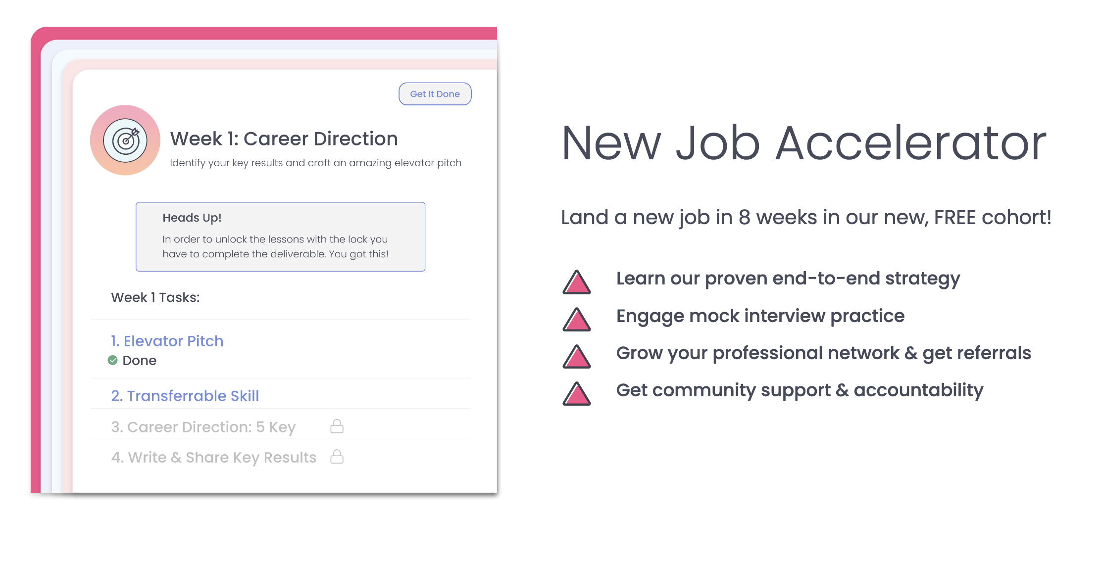 New Job Accelerator - 8 Weeks to New Job