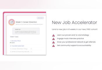 New Job Accelerator - 8 Weeks to New Job