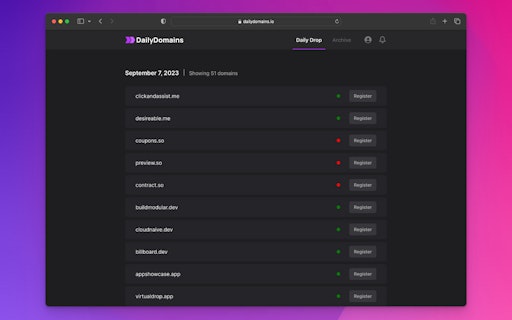 dailydomains.io