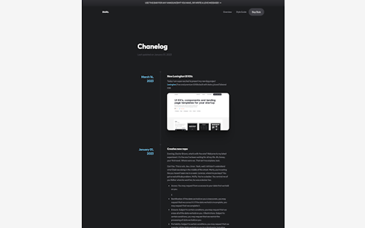 Buio UI Kit