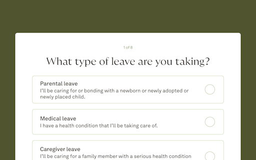 Employee leave planner