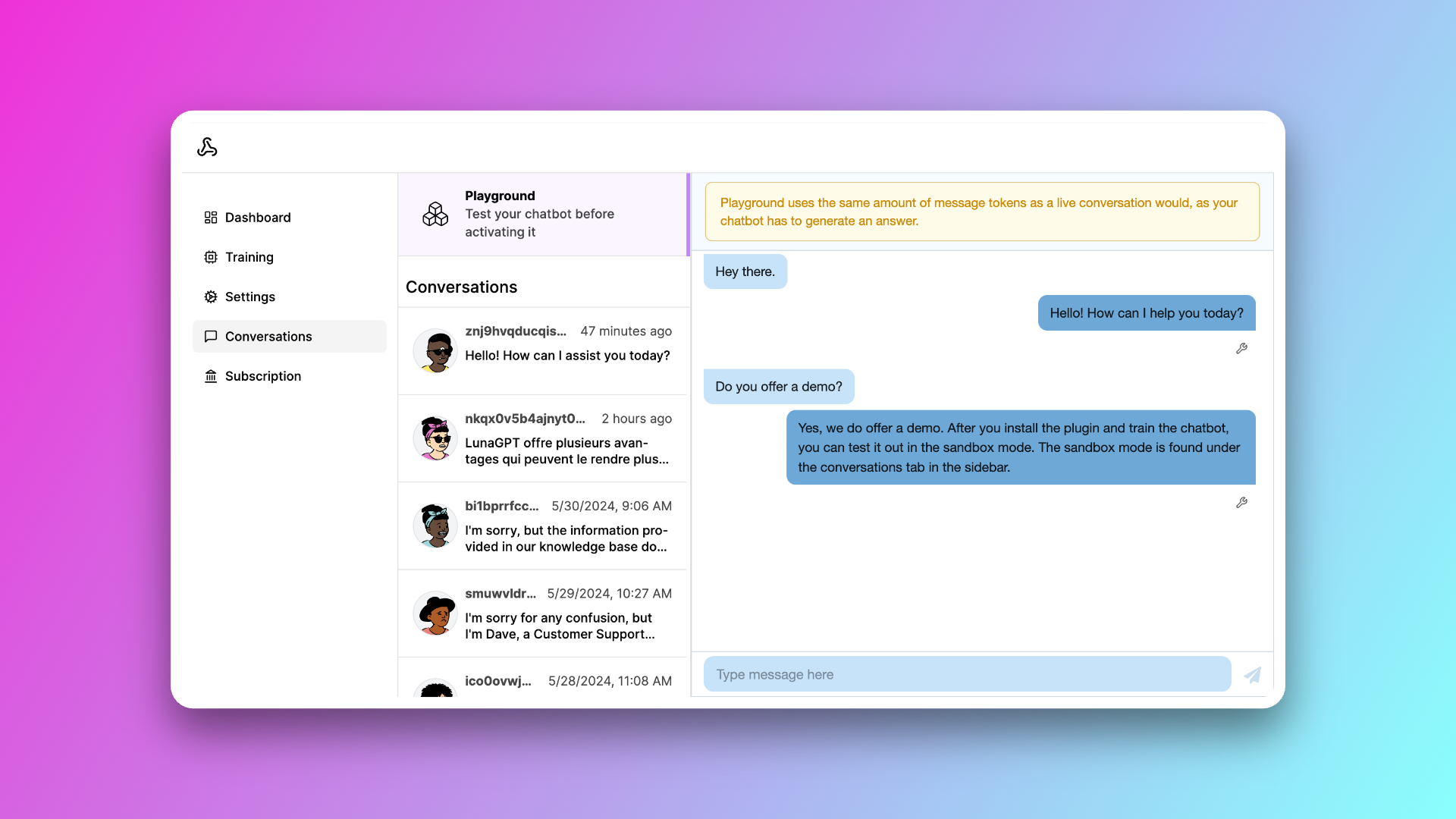 LunaGPT - a Crisp integration