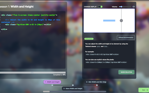 Interactive Tailwind