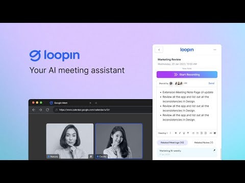 Loopin AI for Google Meet