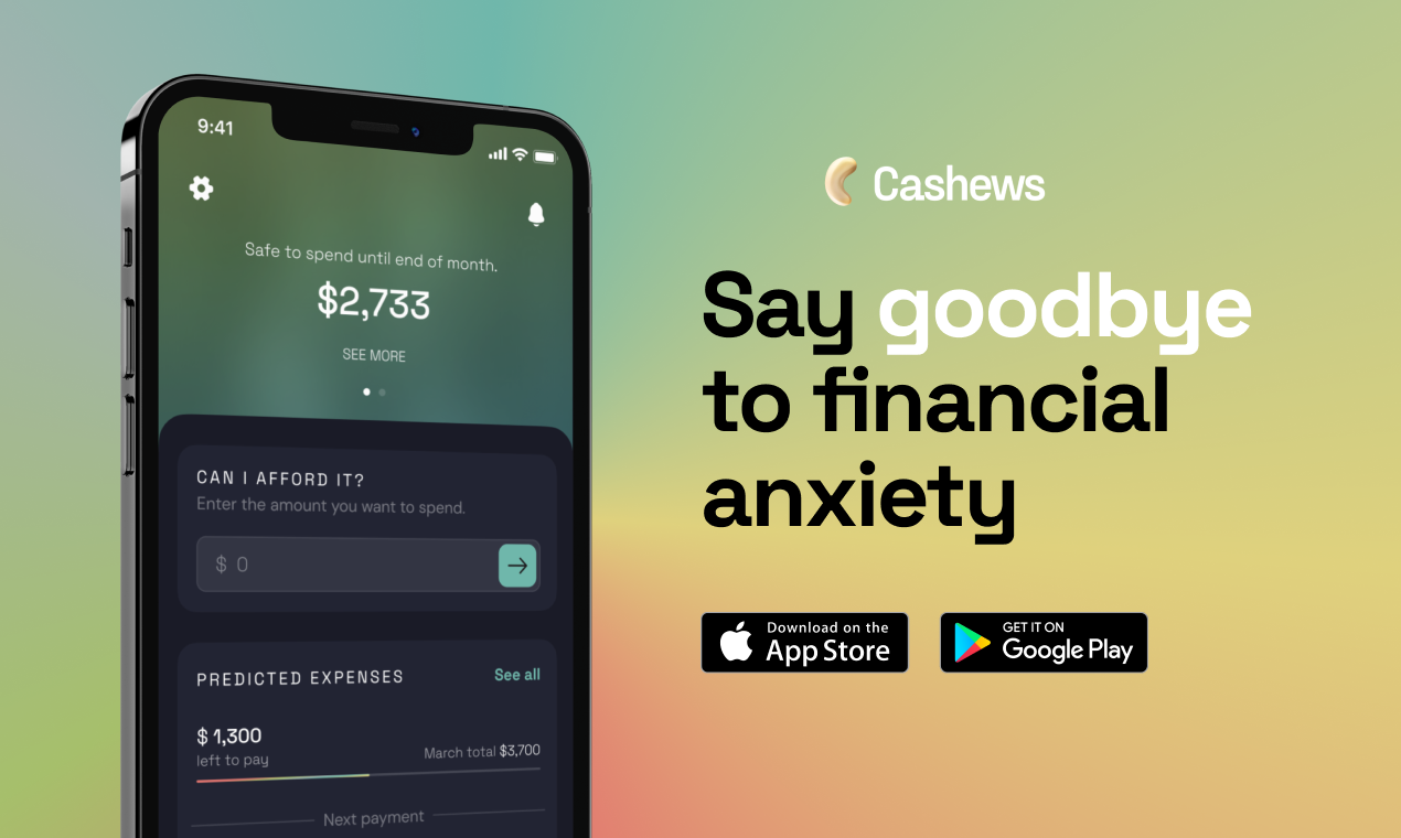Cashews: Ultimate Personal Finance App