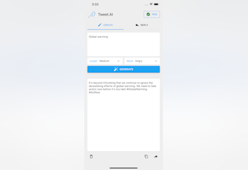 AI Tweet Writer (for Android & iOS)