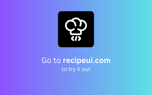 RecipeUI