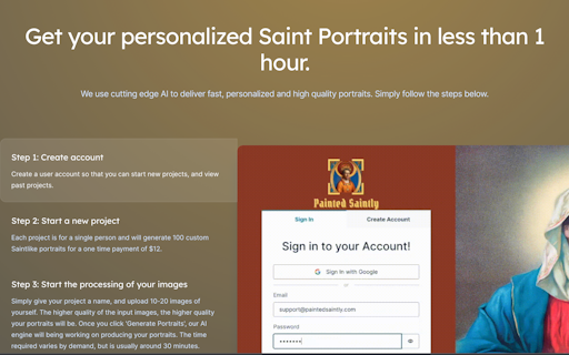 Painted Saintly