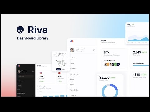 Riva Dashboard Tailwind CSS