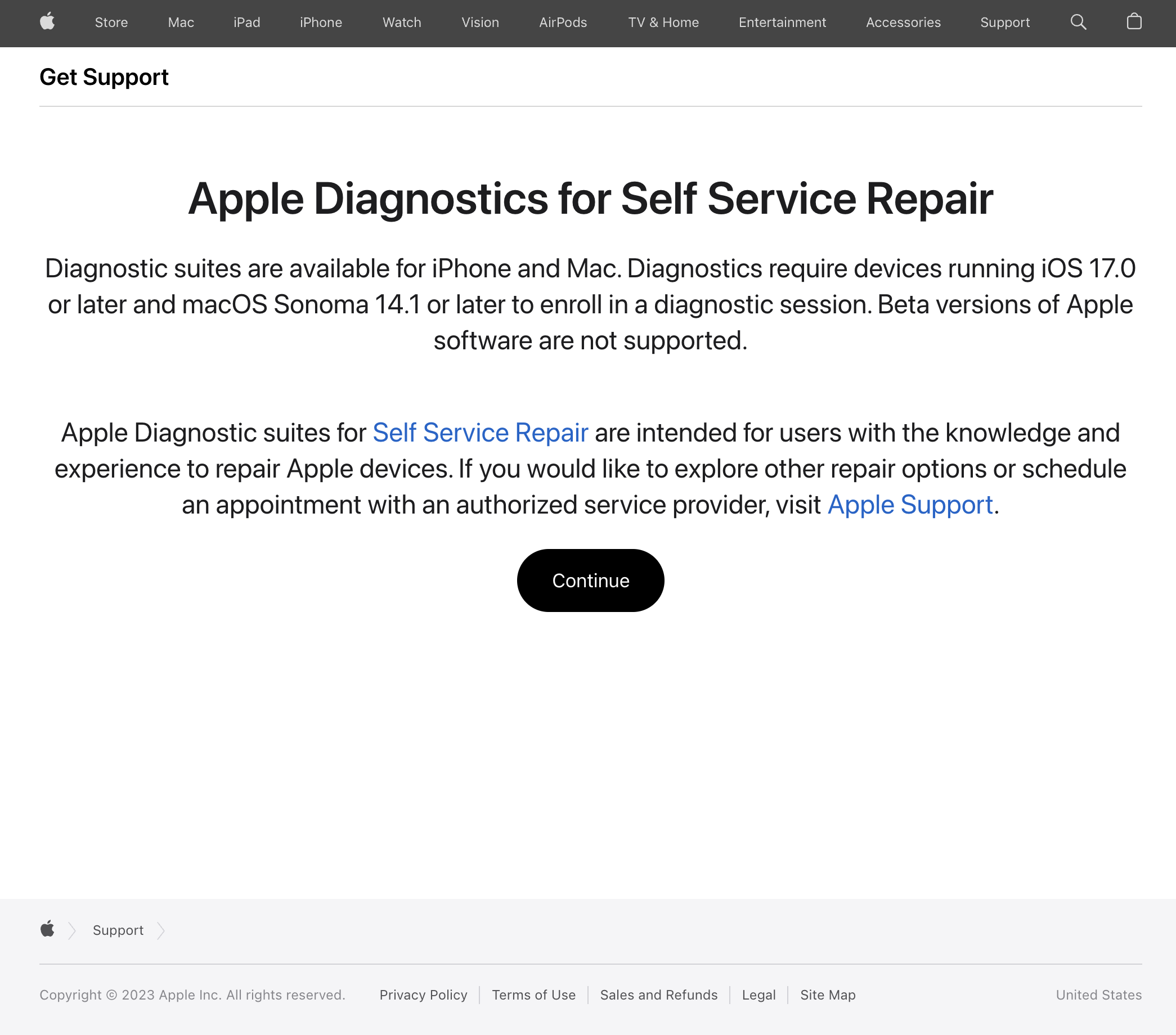 Apple Self Service Repair