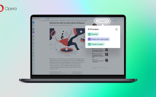 AI features by Opera