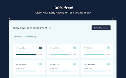 Tech Vetting