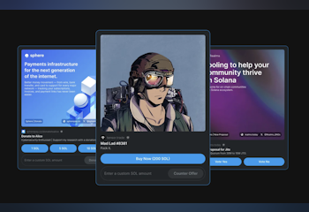 Solana Actions and blockchain links