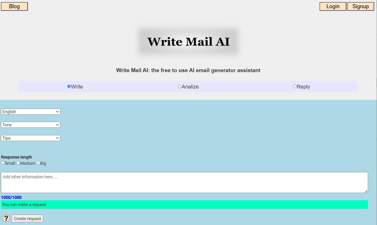 Write Mail AI
