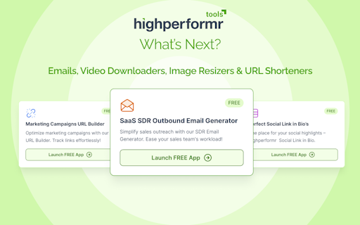 Highperformr AI Tools