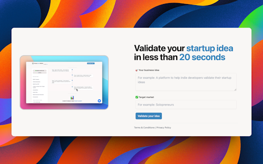 Startup Idea Validator