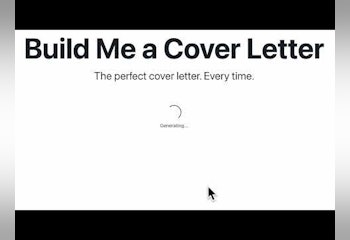 Build Me A Cover Letter