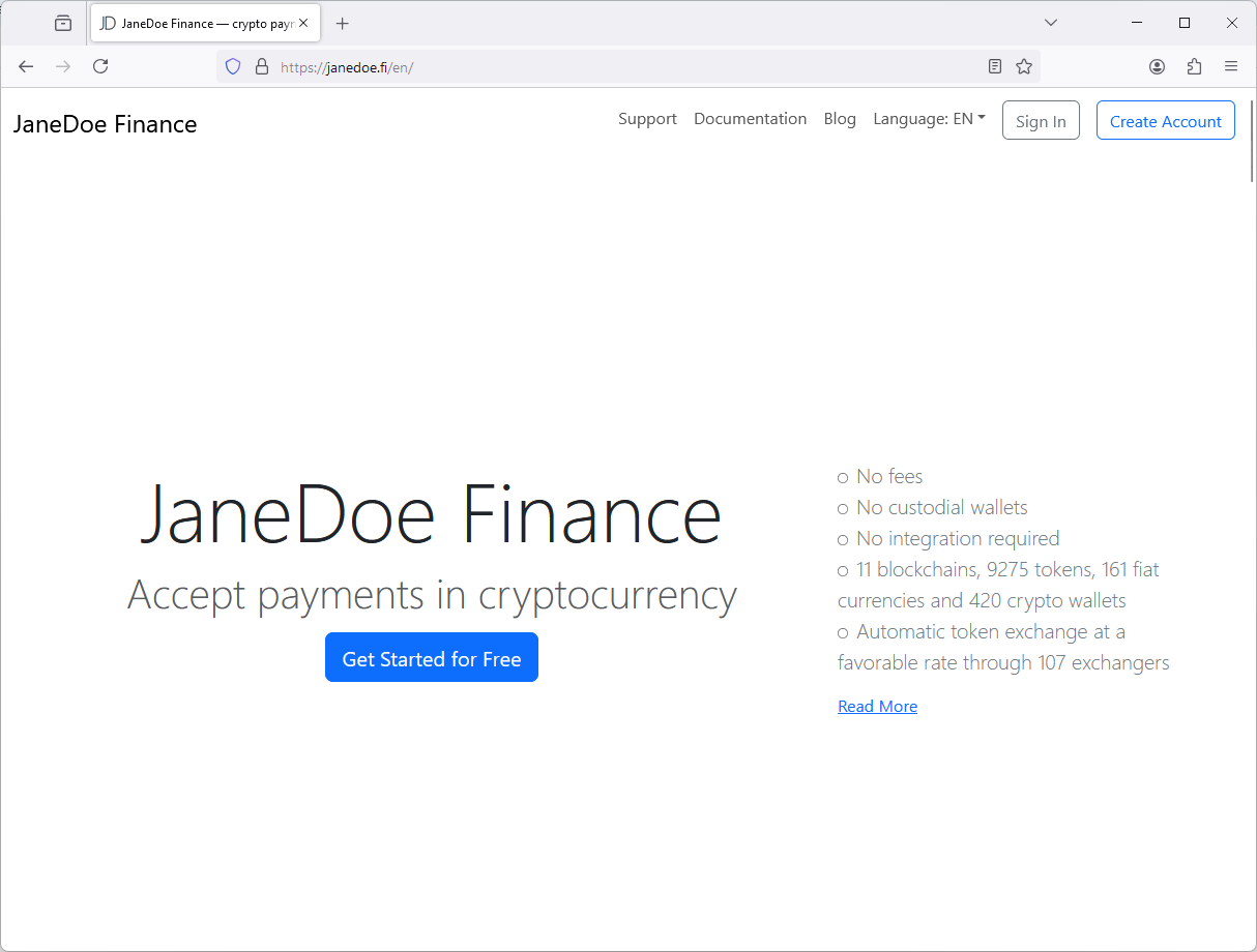 JaneDoe Finance