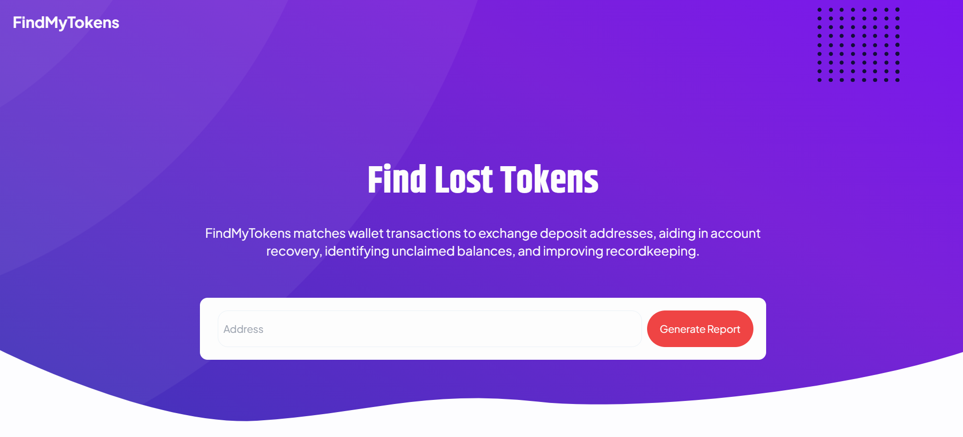 Findmytokens