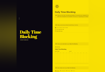 Daily Time Blocker