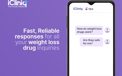 iCliniq Tes AI for Weight Loss Drugs