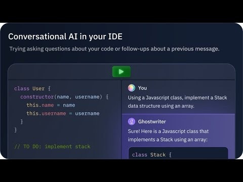 Replit's Ghostwriter Chat