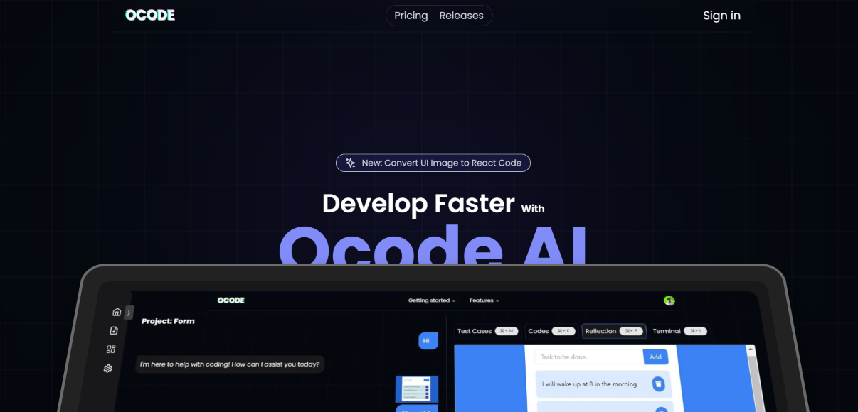 Ocode Image to Code AI