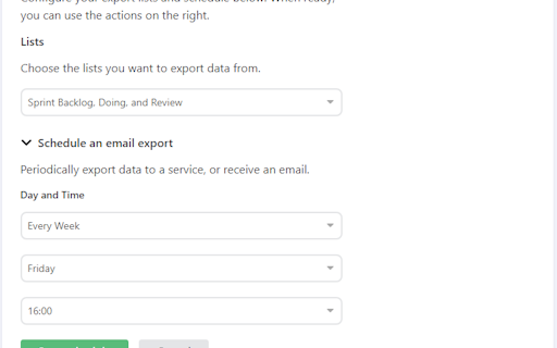 Exports for Trello