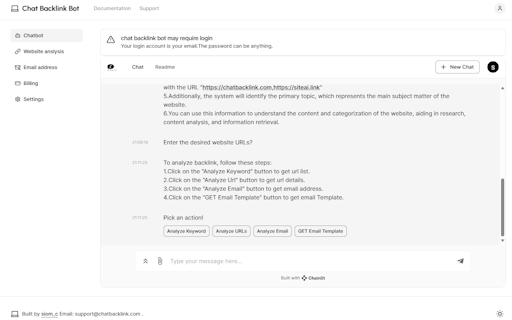 ChatBacklink Bot