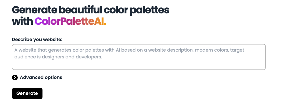 ColorpaletteAI