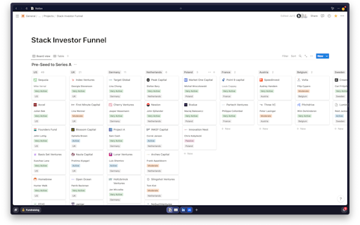 Investor Database