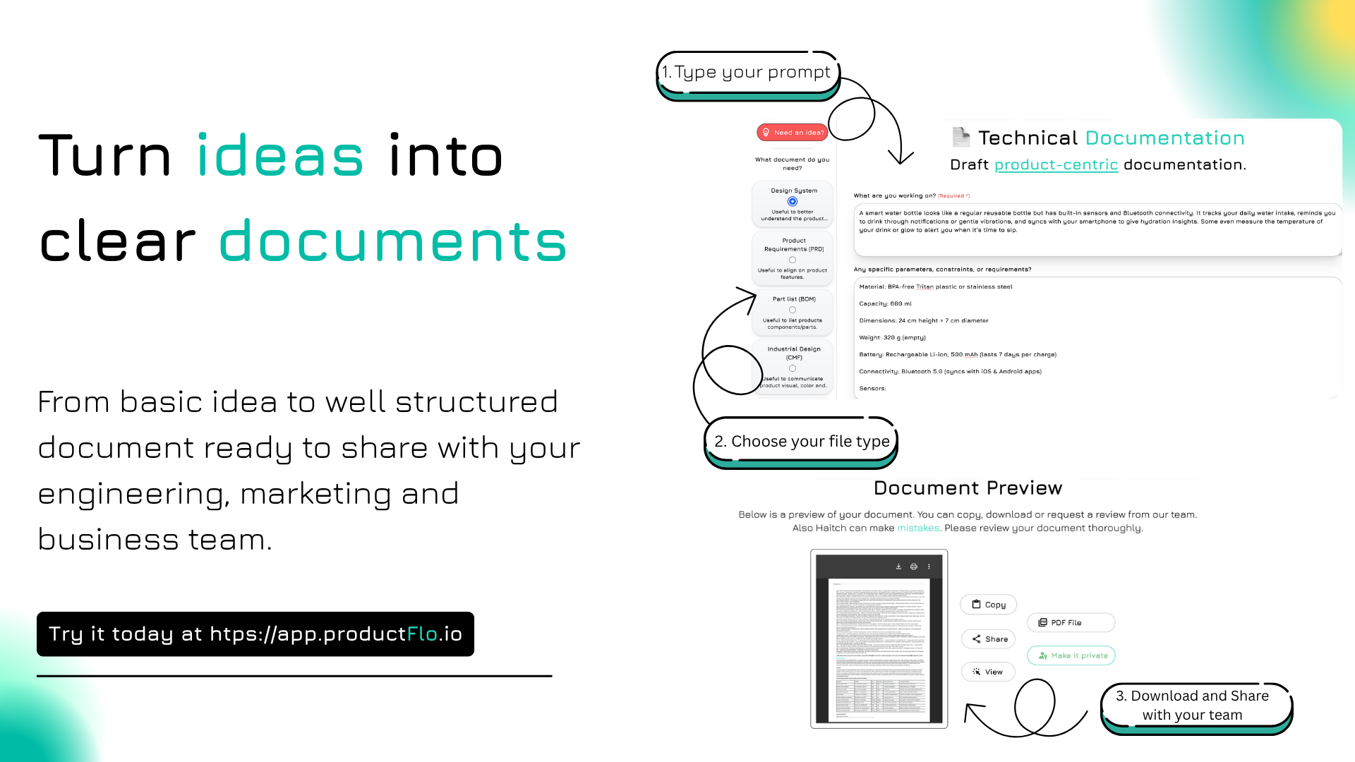 Haitch by ProductFlo.io